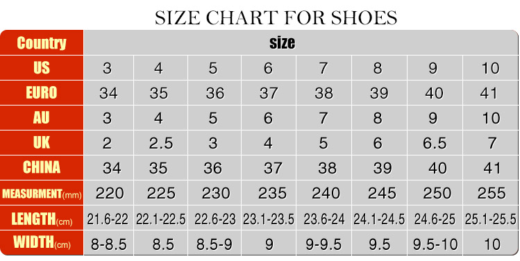Size Chart _Customer Service_order�s help _home_Wholesale