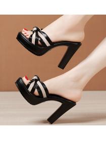  Outlet Elegant Casual High heel Sandal 