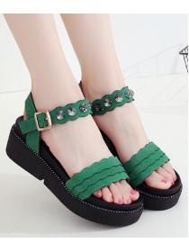   Outlet Fashion style Casual High-rise Sandal 