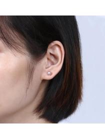 Natrual Pearl Fine Silver Korean Earring