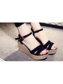 Outlet Fashion Thick Bottom High-rise sandals