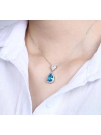 Simulation Crystal The Heart of the Ocean Pendant Without  Necklace 