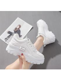 Fashion Korean Casual Thick Bottom High-rise Sneaker 