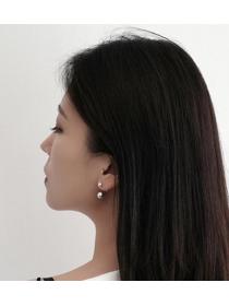 Simple style Fine Silver Matching Earring 