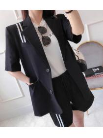 Korean Style Color Matching Nobel Fashion Suits 