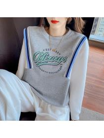 Outlet Korean Fashion hoodie autumn and winter tops for women