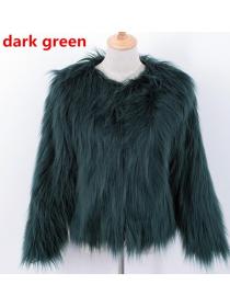 Outlet Outerwear Winter Fashion fur warm For Women