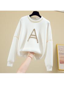 New Style Loose-fitting Plus Size Long-sleeved T-shirt With Hat