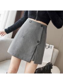 Korean Fashion New Style A-line High Waist Short Skirt
