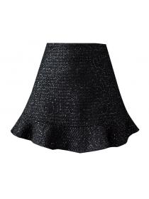 New Style Fishtail High Waist Sequins Short Skirt 