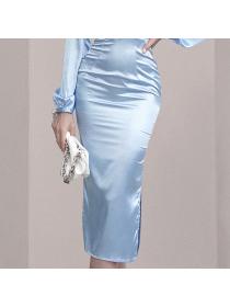 Outlet Fashion temperament minority Western style dress