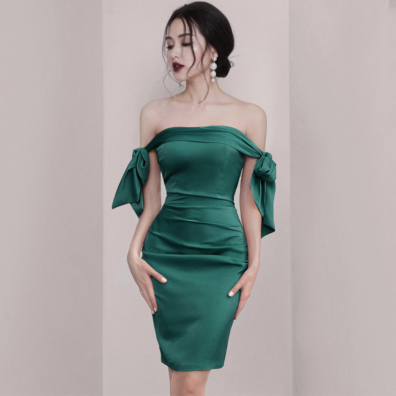Outlet Minority sexy wrapped chest strapless dress for women