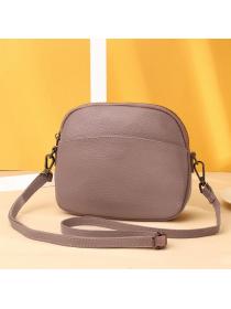 Outlet large capacity sling bag / Korean Cross Body Bags fashion versatile Shoulder Genuine leather Bag