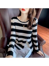 Outlet Long summer long sleeve shirts loose lazy sweater for women