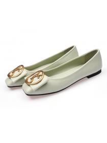 Outlet New fashion all-match, Korean style of peas shoes, flat shoes, grandma shoes