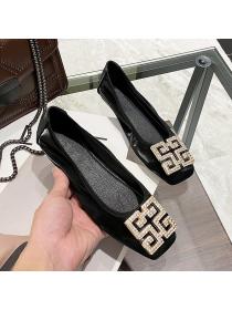 Outlet Rhinestones decorations All-match Fashion Casual  Flat shoes