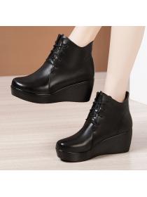  Outlet Lastest Wedge  Thick Flatform  Boots