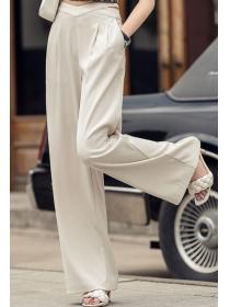 On Sale Tall Waist Hollow Out Loose Long Pants 