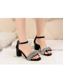 Outlet Sexy peep-toe high heels/thick heels sandals