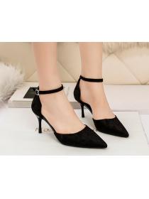 Outlet Korean fashion point shallow mouth high heels shoes