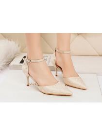 Outlet Korean fashion point shallow mouth high heels shoes