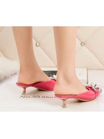 Outlet Sexy pointy shallow heel thin heels slipper