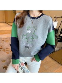 Outlet Spring and autumn Western style fashion hoodie for women