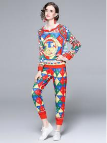 Outlet Even Cap Printing Fashion Suits 