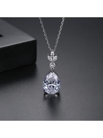 Fashion drops of water autumn necklace for women