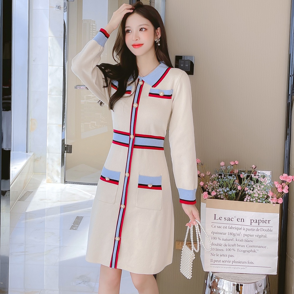 Outlet Bottoming autumn and winter fashion and elegant dress