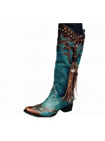 OutletNew national romantic tassel boots large size fashion boots (size:34-43)