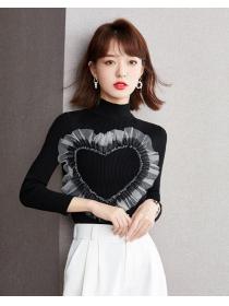 Korean Style Love Matching Knitting Top 
