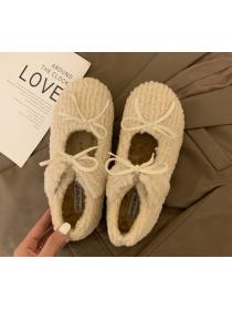 Outlet Winter Warm fleece &wool flat shoes