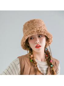 Outlet New rabbit hair fisherman hat Korean fashion Hat