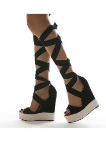 Outlet Roman fashion style  wedges and strappy sandals