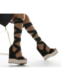 Outlet Roman fashion style  wedges and strappy sandals