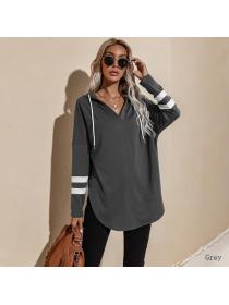 Outlet Autumn new women's Loose Thin hooded loose hoodie