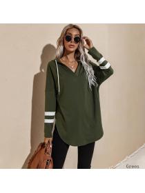 Outlet Autumn new women's Loose Thin hooded loose hoodie 