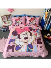Outlet Mickey Mouse Pure cotton three-piece Children's sheet duvet cover Bedsheet