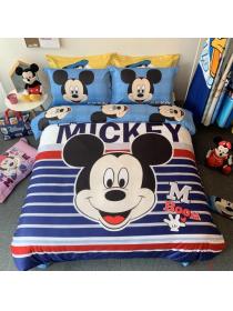 Outlet Mickey Mouse Pure cotton three-piece Children's sheet duvet cover Bedsheet