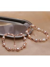 Outlet Korean fashion Small Freshwater pearl jewelry 6-7mm natural pearl bracelet