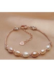 Outlet Natural Freshwater Pearl Fashion Pearl Bracelet Women's Pearl Bracelet Jewelry