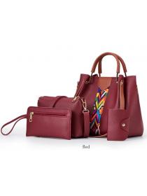 Outlet New Handbag Single-shoulder bag 4 pieces sets 