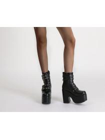 Outlet Thick-heel platform high-heel Martin boots