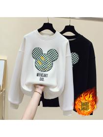 Outlet New Cute Cartoon Pattern Loose Sweater for women