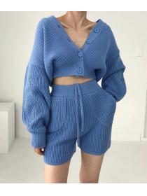  On Sale V  Collars Knitting Fashion Suits 