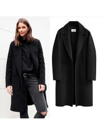 Outlet Autumn and winter long coat for women Lamb wool thick coat
