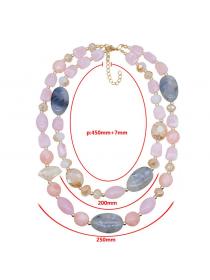 Outlet Transparent European fashion Clavicle necklace for women