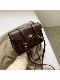 British Vintage style Satchel Trendy large-capacity Single-shoulder messenger bag for women 