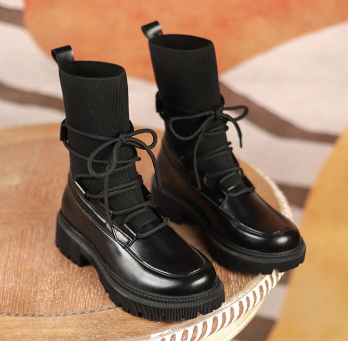 Outlet Comfy Lace-up Martin boots